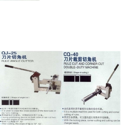 Auto Bender Machine / Manual Peraturan Cutting Machine Dua Side Cut