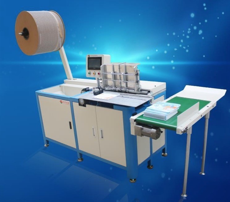 Semi Otomatis Double Loop Wire Binding Machine Buku Latihan Kecil Membuat Kalender Double Wire Post Press Equipment