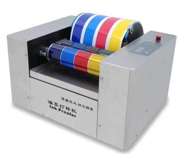 Tabletop Otomatis Gravure Spot Color Offset Flexo UV Ink Printing Proofer