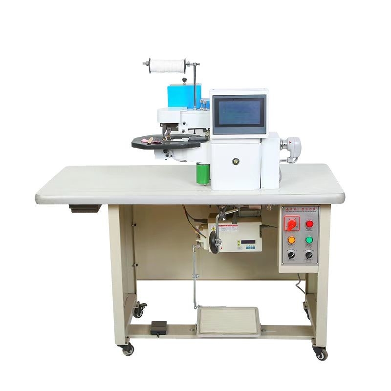 Bahan habis pakai lainnya untuk Laptop Kulit Semi-otomatis Cove Edge Folding Gluing Machine dengan display digital