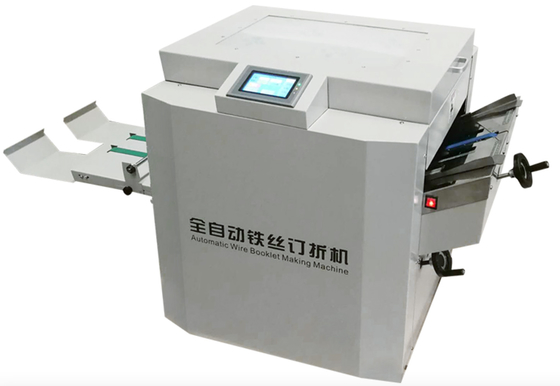 Semi Otomatis M2000 Head Wire Stitching Machine Tampilan Layar LCD
